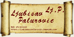 Ljubisav Palurović vizit kartica